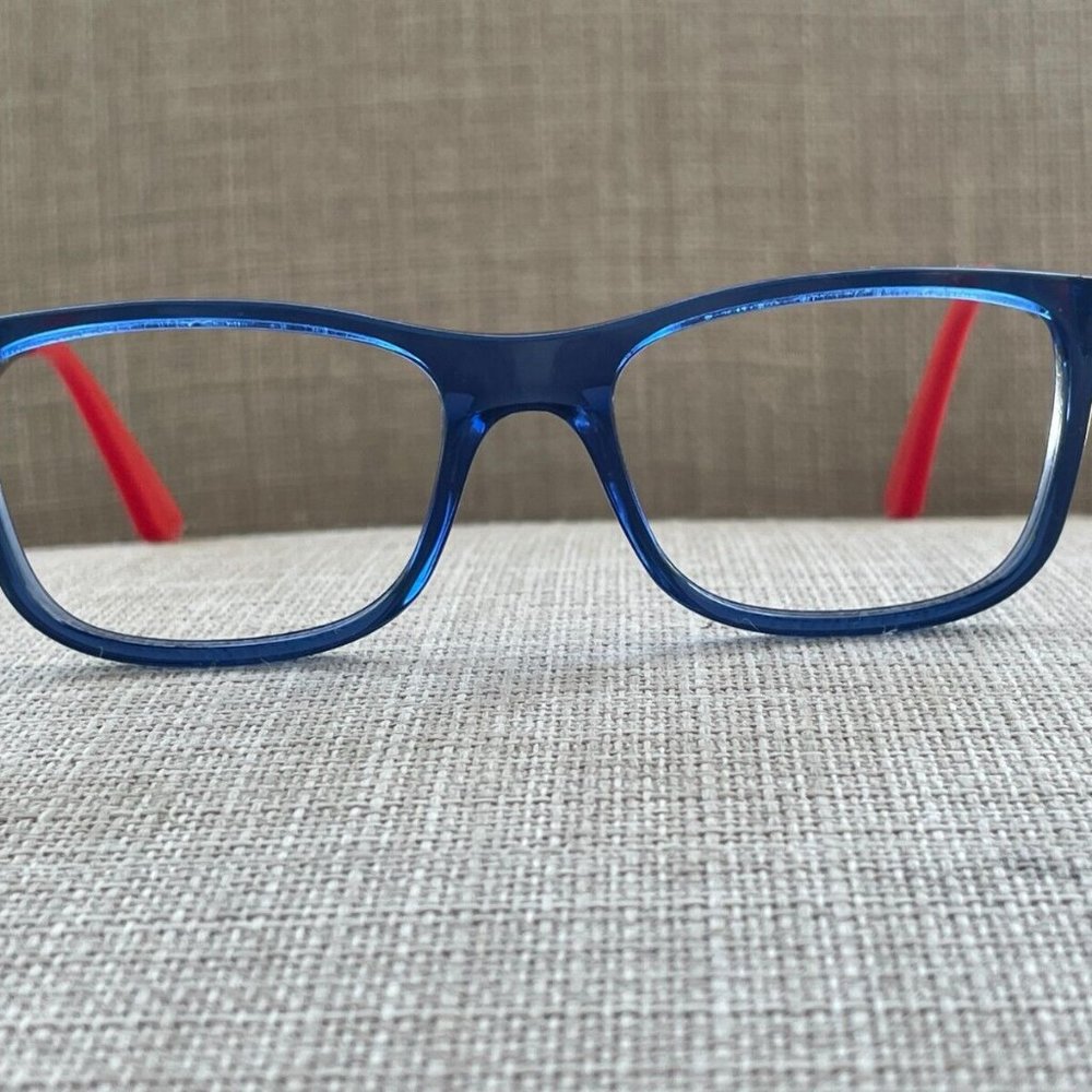 Ray-Ban Women Eyeglasses Frame Blue/Gray/Red Tone Glasses Frame 49[]16 125 - Picture 3 of 12